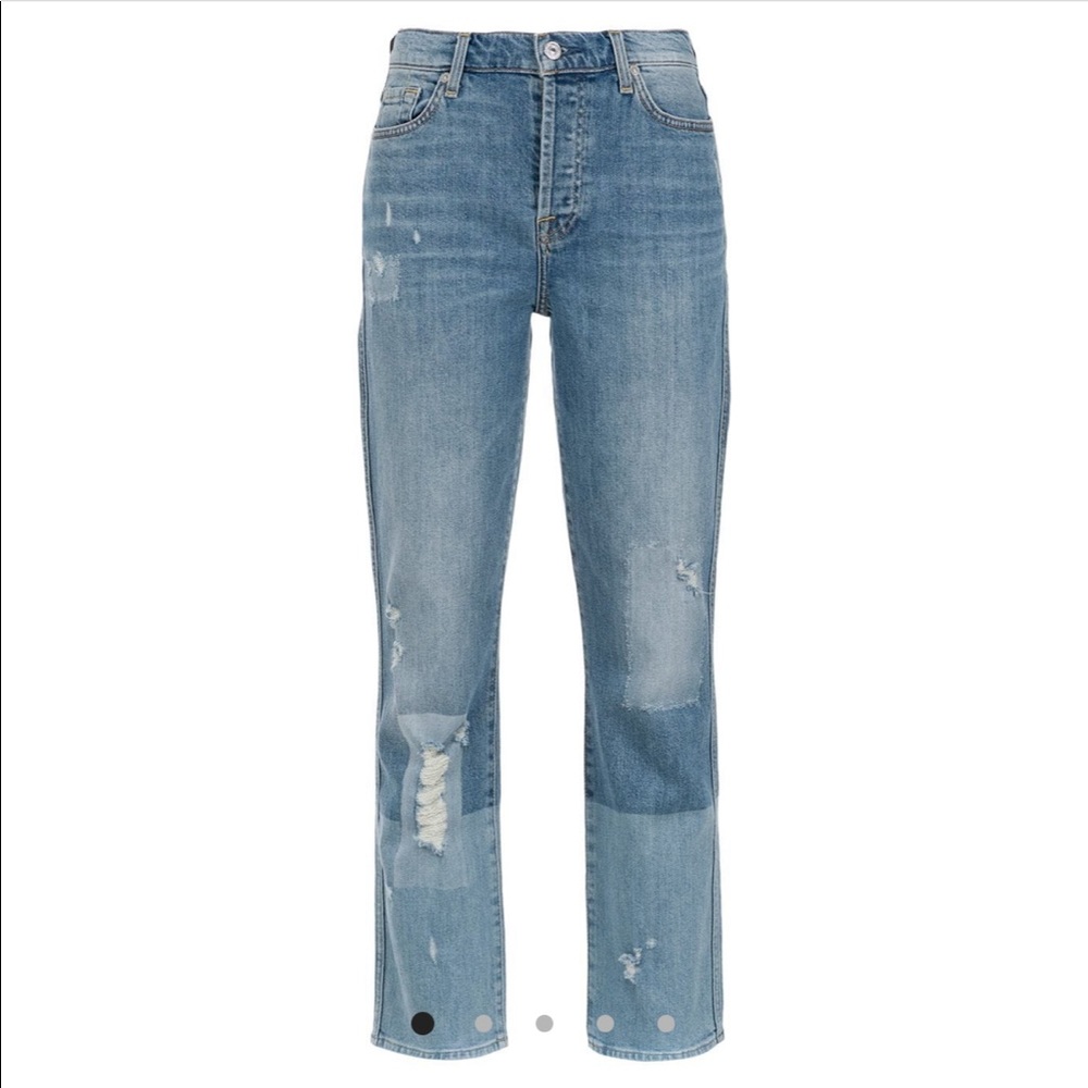 7 For All Mankind Edie Crop Straight 27